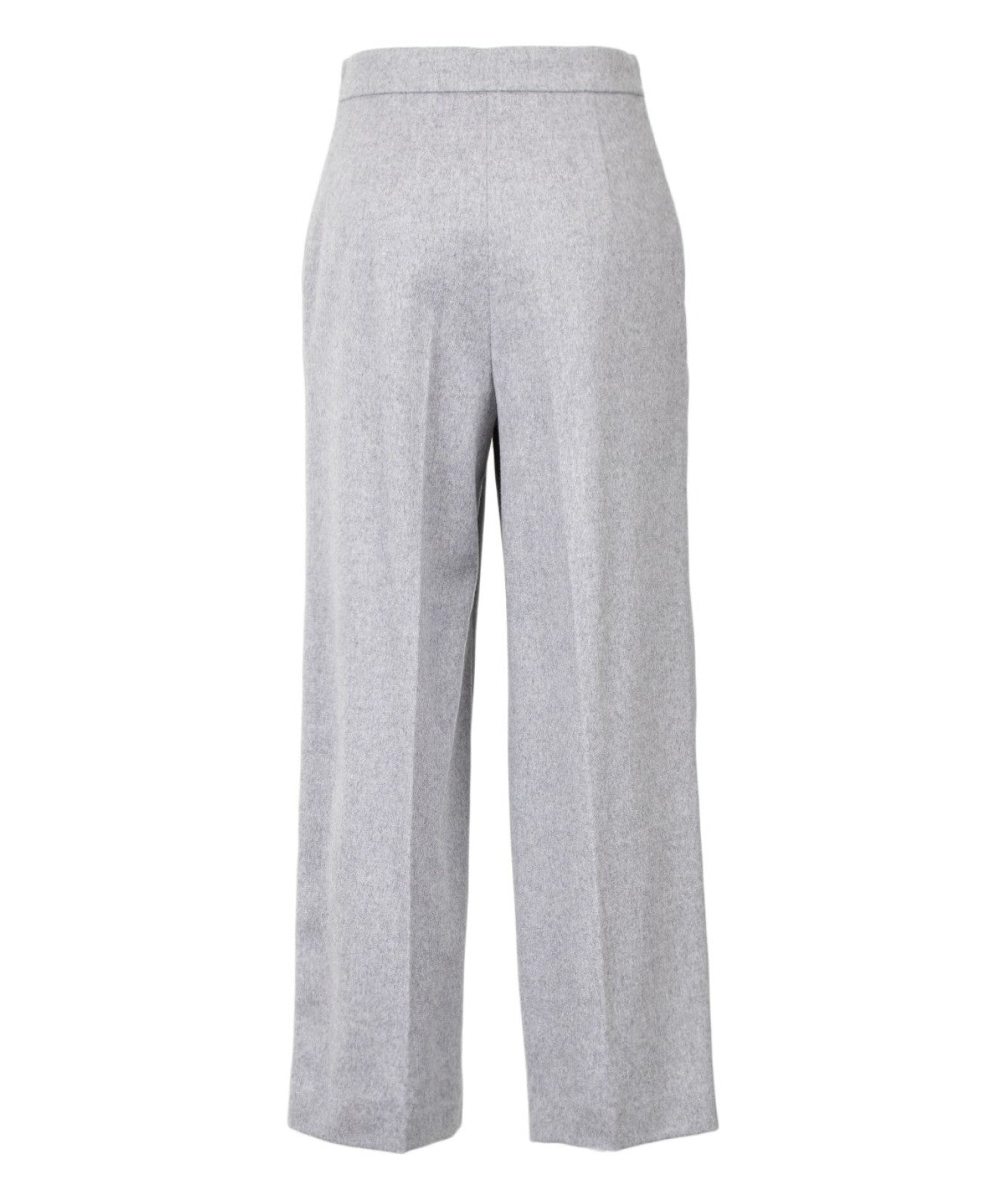 MAX MARA STUDIO PANTALONE CROPPED BURANO GRIGIO CHIARO