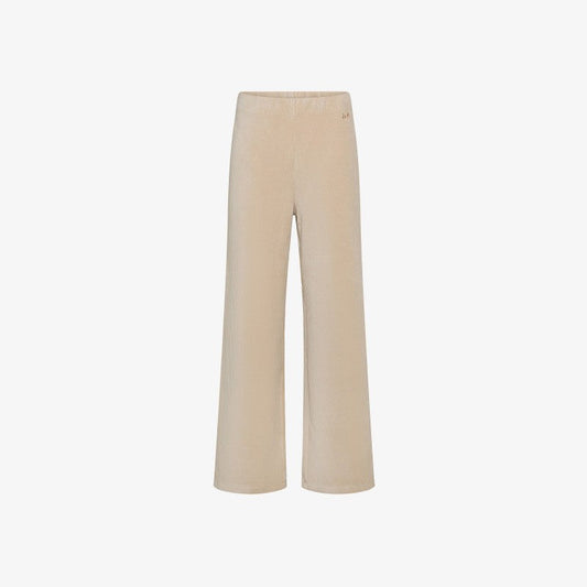 SUN68 PANTALONE IN VELLUTO A VITA ALTA F44229 BEIGE