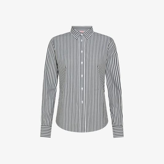 SUN68 CAMICIA REGULAR STRIPES S44205 NERO BIANCO