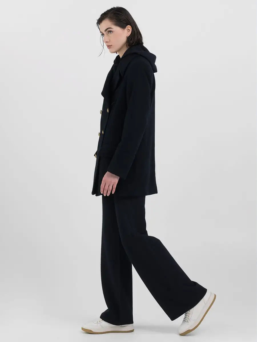 REPLAY CAPPOTTO DOPPIOPETTO CON BOTTONI W7863.000.85018 NAVY SCURO