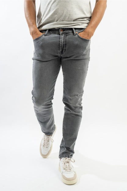 ROY ROGER'S JEANS 517 SPECIAL MAN DENIM ELAST RRU110CJ172814 GRIGIO