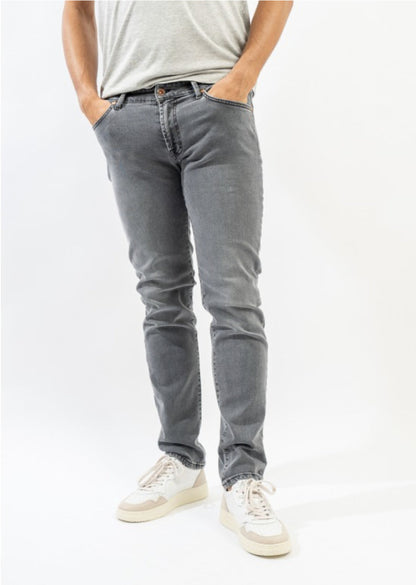 ROY ROGER'S JEANS 517 SPECIAL MAN DENIM ELAST RRU110CJ172814 GRIGIO