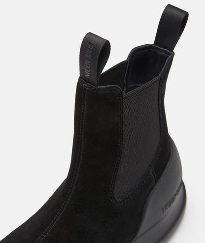 MOON BOOT STIVALE LUNA CHELSEA SUEDE 80D2480050 NERO