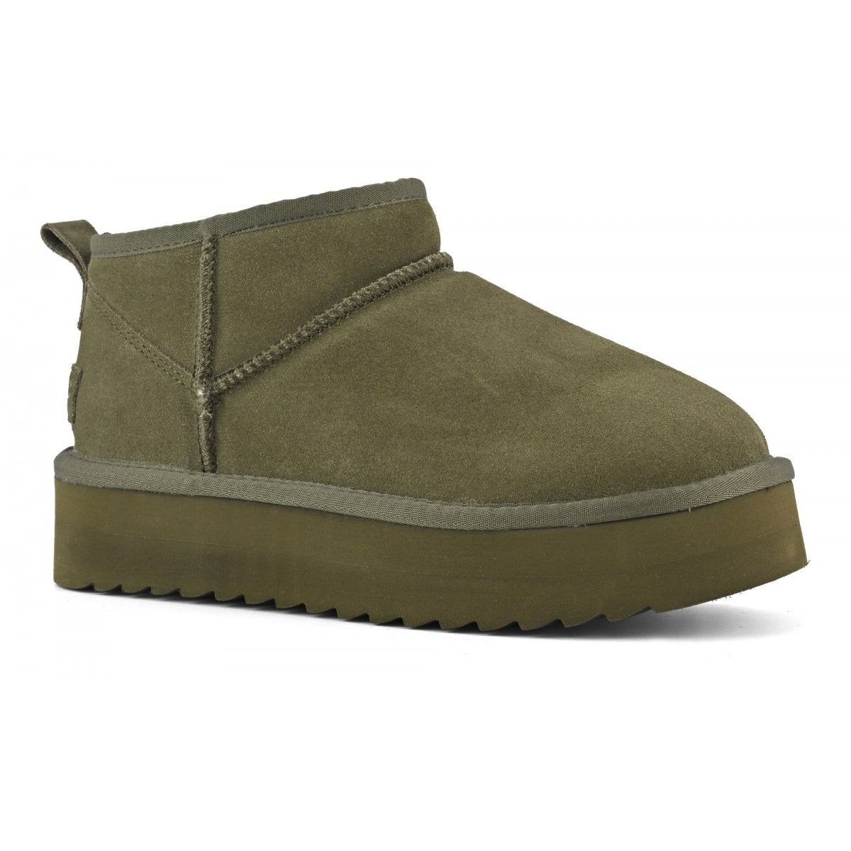 COLORS OF CALIFORNIA STIVALE BASSO PLATFORM HC.YWPLA01 VERDE MILITARE