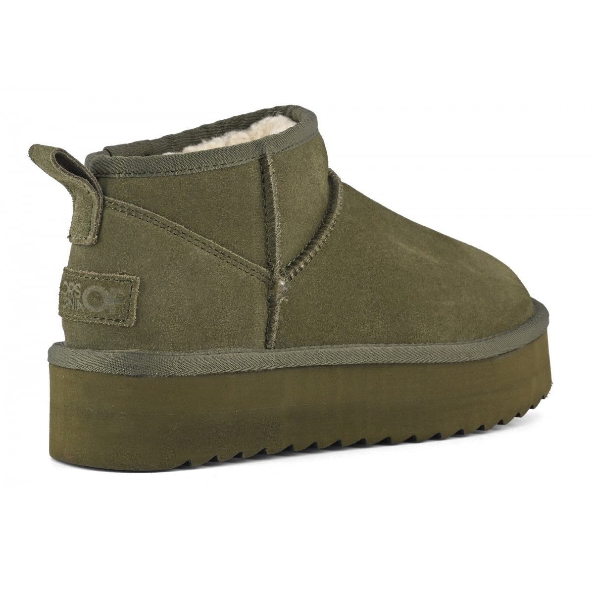 COLORS OF CALIFORNIA STIVALE BASSO PLATFORM HC.YWPLA01 VERDE MILITARE