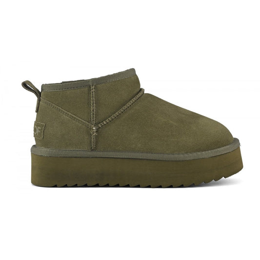 COLORS OF CALIFORNIA STIVALE BASSO PLATFORM HC.YWPLA01 VERDE MILITARE