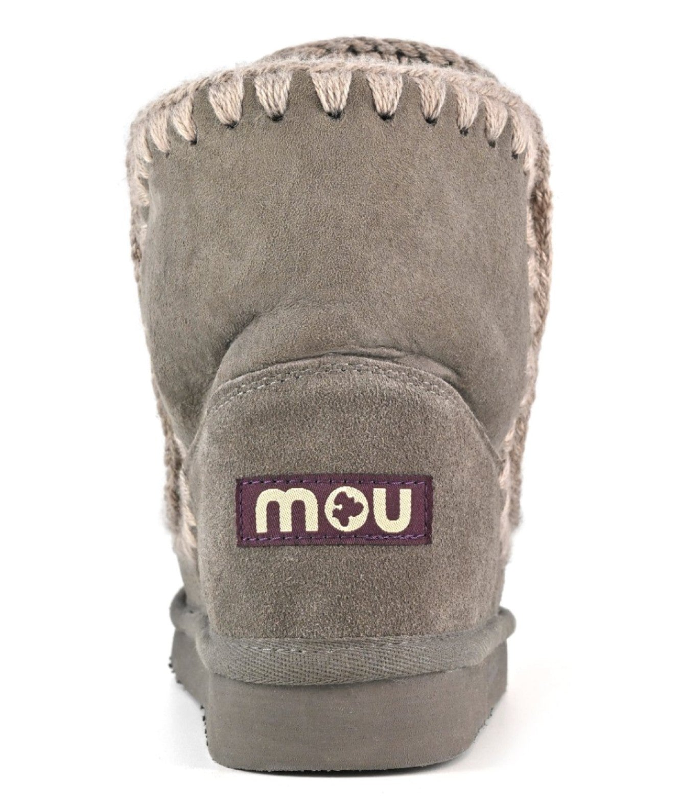 MOU STIVALI IN PELLE SCAMOSCIATA E STRASS ESKIMO 18 HOTFIX MU.FW101122A GRIGIO