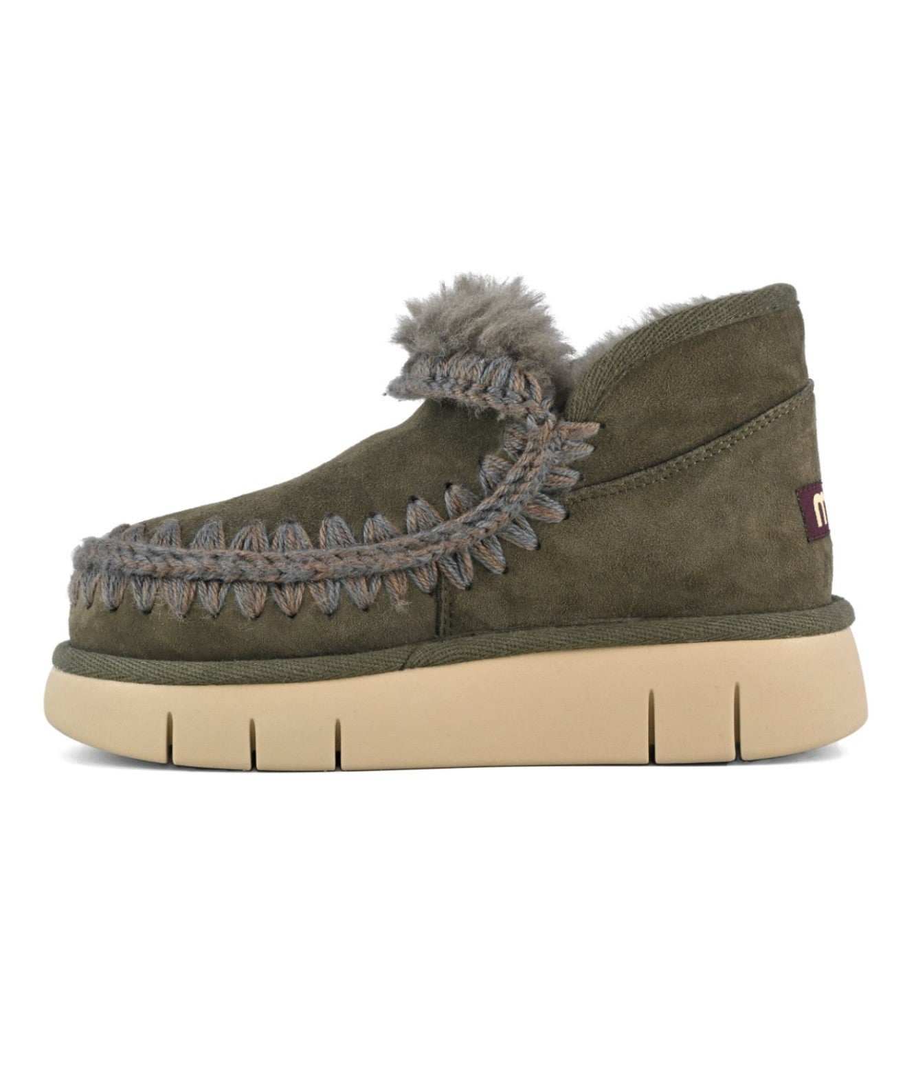 MOU STIVALI IN PELLE ESKIMO BOUNCE MU.FW531009A VERDE OLIVA