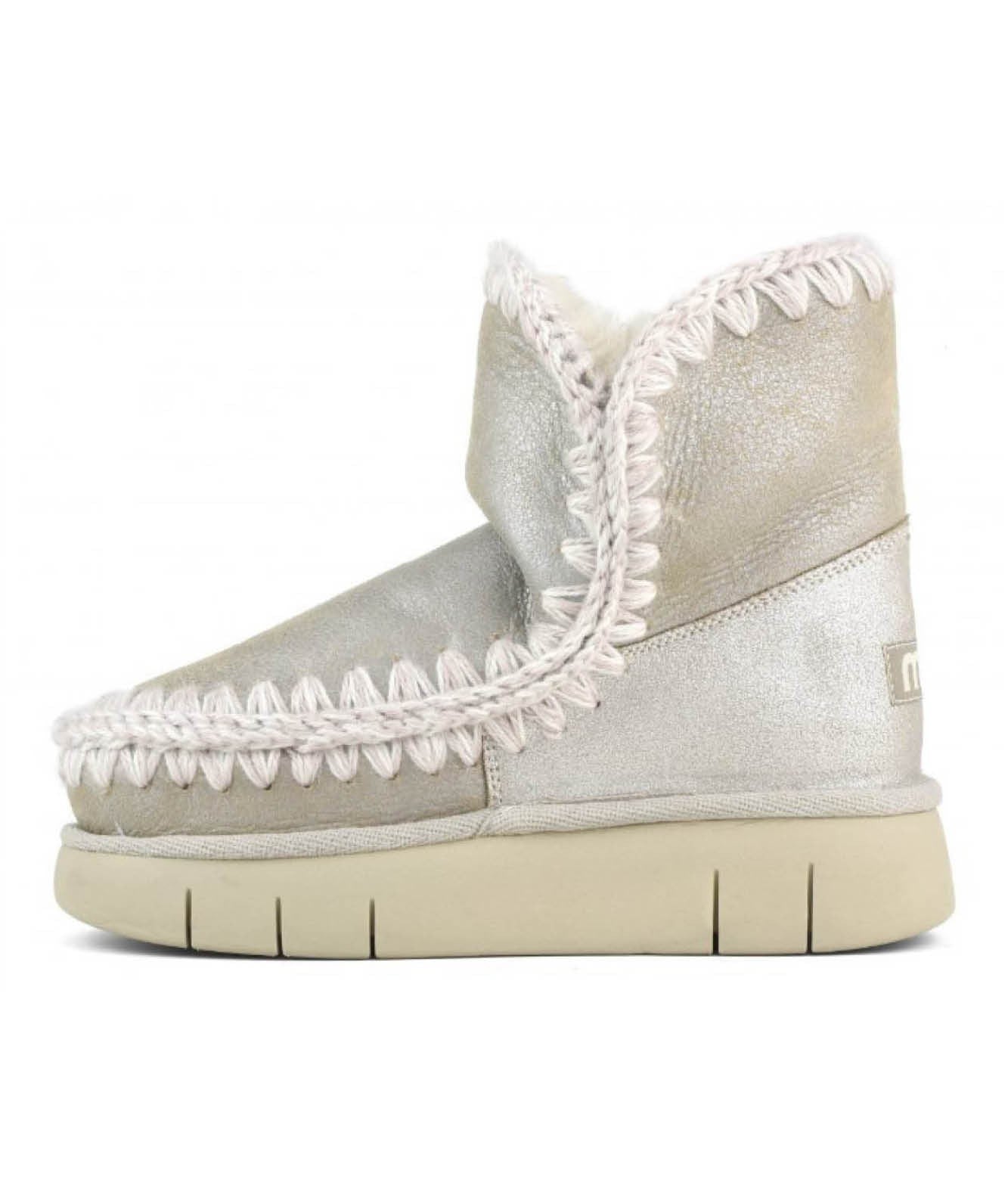 MOU STIVALI IN PELLE ESKIMO 18 BOUNCE MU.FW531002B ARGENTO