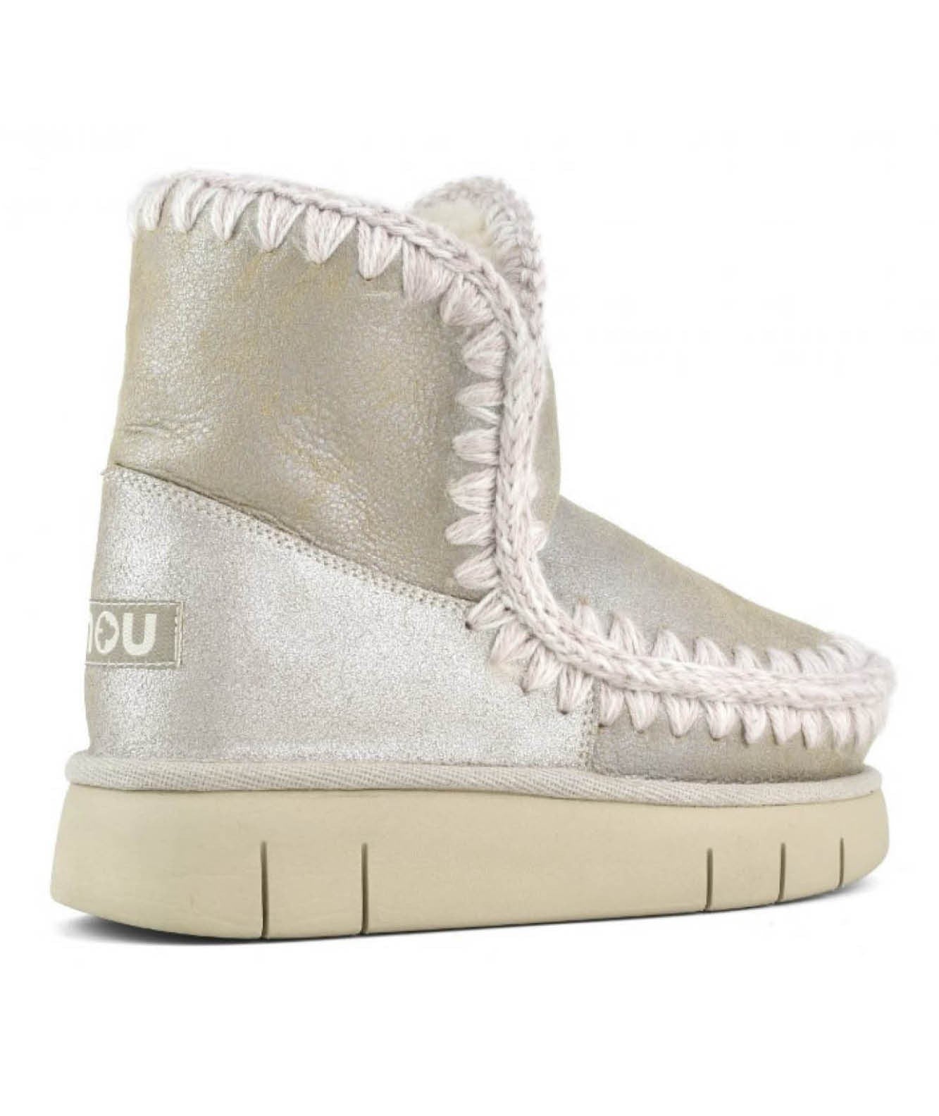 MOU STIVALI IN PELLE ESKIMO 18 BOUNCE MU.FW531002B ARGENTO