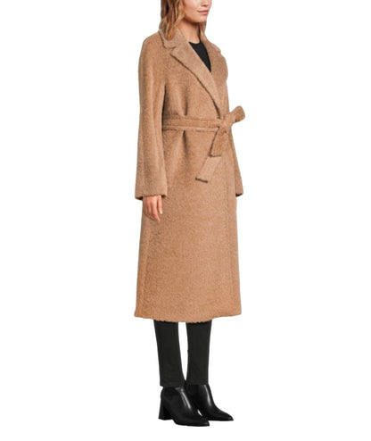 MAX MARA STUDIO CAPPOTTO EFFETTO PELUCHE NILO BEIGE