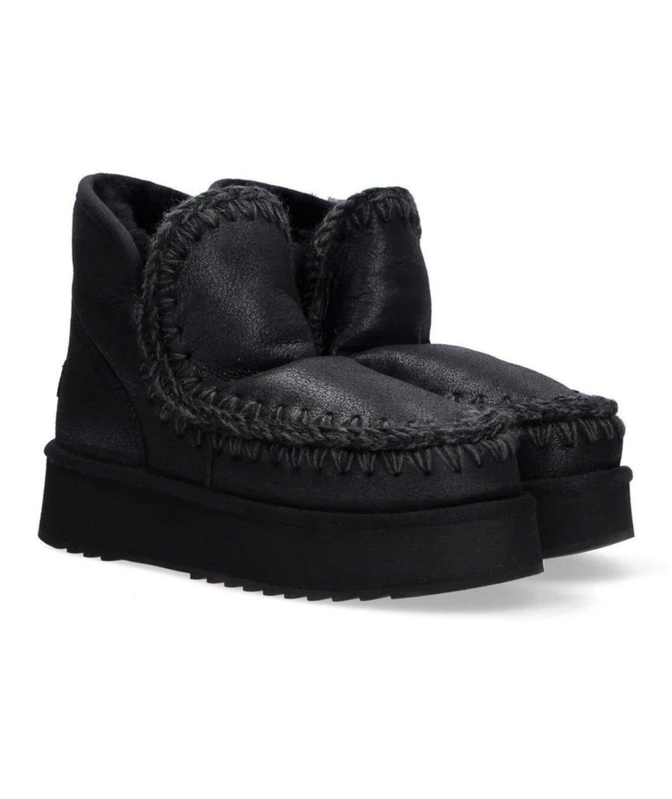 MOU STIVALE MINI ESKIMO PLATFORM MU.FW681000B NERO