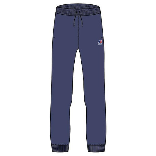 K-Way Pantaloni Unisex in Felpa Le Vrai K31313W Blu Cobalto