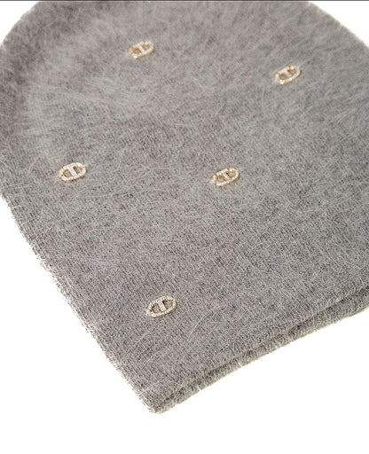 BERRETTO EFFETTO MOHAIR 242TA4140 GRIGIO