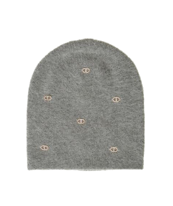 BERRETTO EFFETTO MOHAIR 242TA4140 GRIGIO