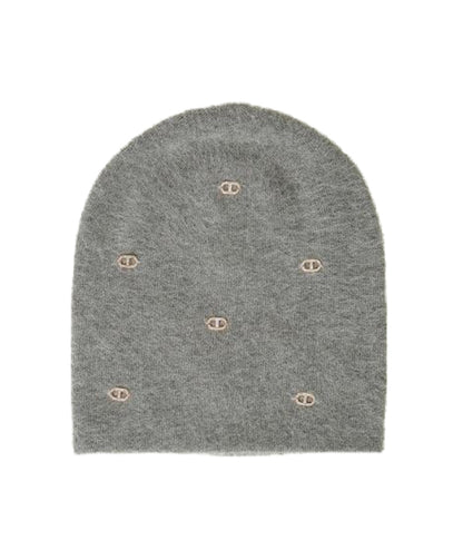 BERRETTO EFFETTO MOHAIR 242TA4140 GRIGIO