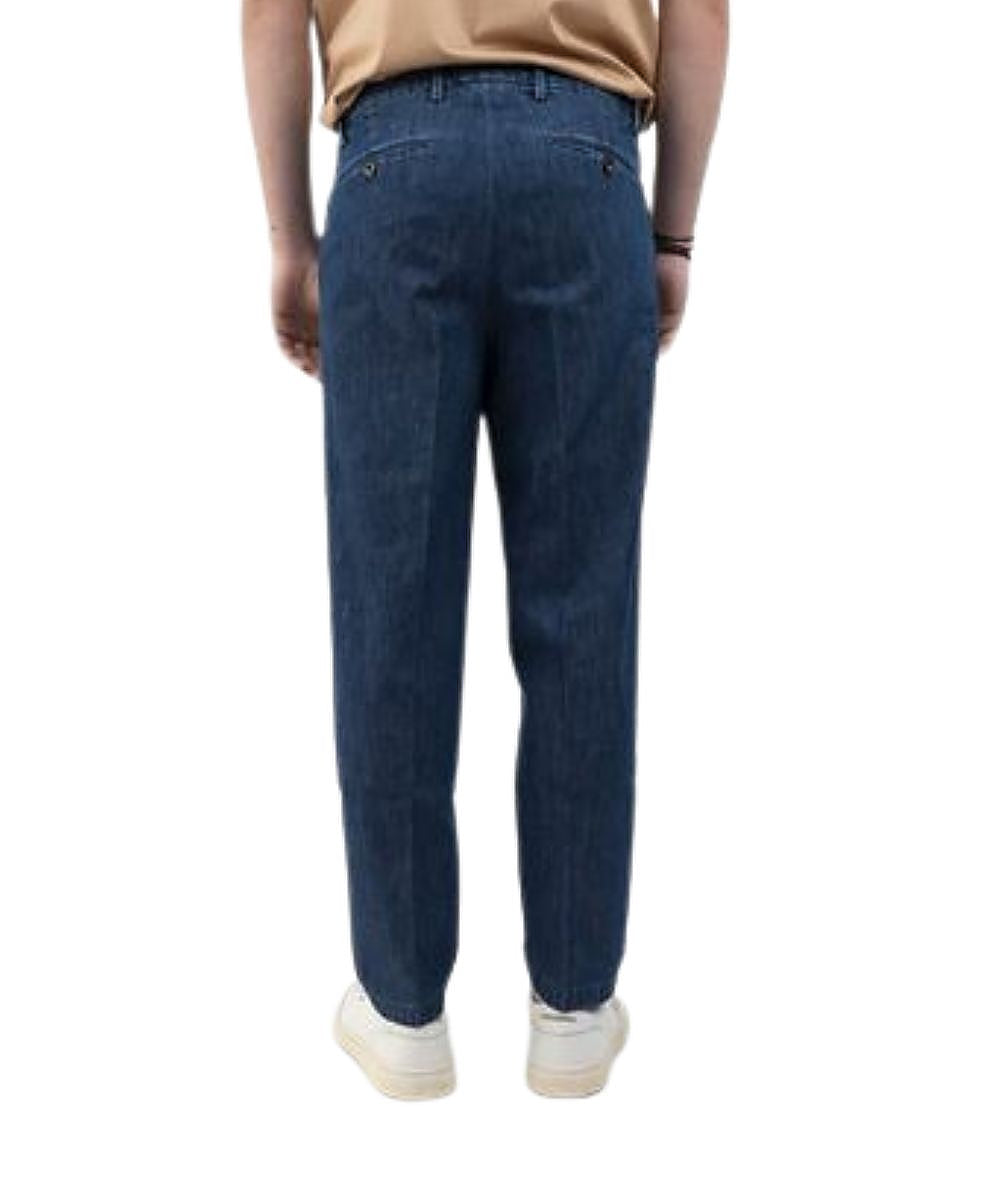 BRIGLIA Chino in Denim con Pences BRICKLANED