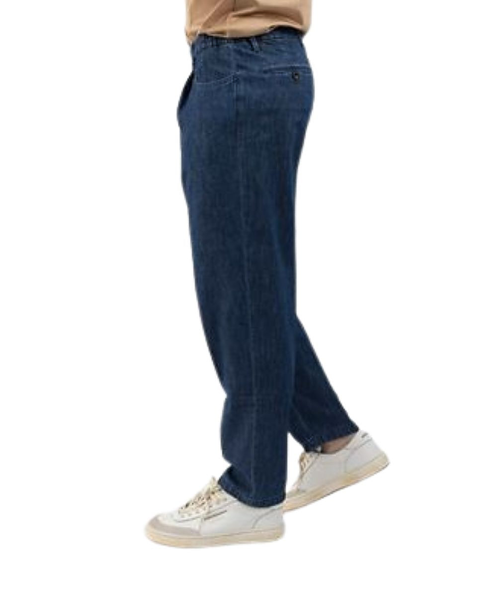 BRIGLIA Chino in Denim con Pences BRICKLANED