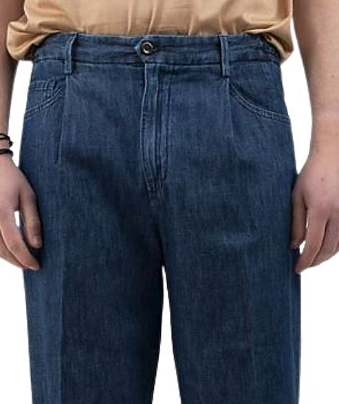 BRIGLIA Chino in Denim con Pences BRICKLANED