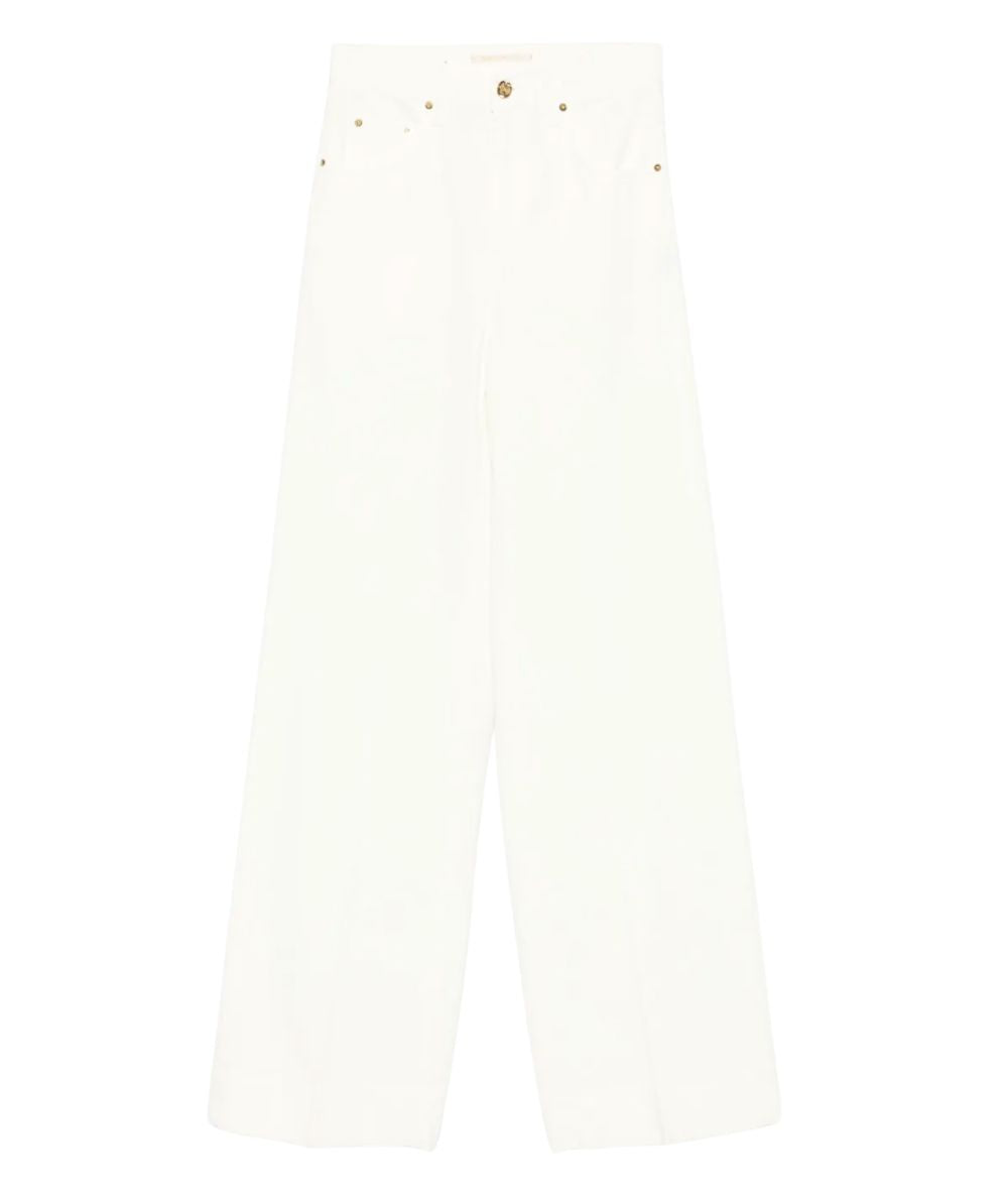BRIGLIA Pantalone Wide Leg COLORADOGW 400063 Bianco