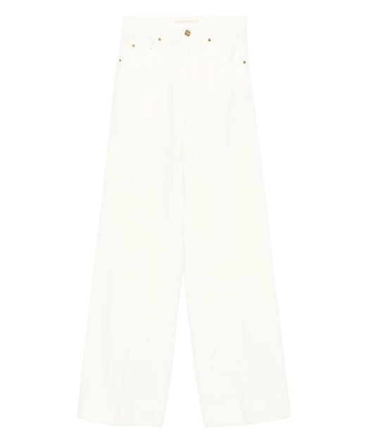 BRIGLIA Pantalone Wide Leg COLORADOGW 400063 Bianco