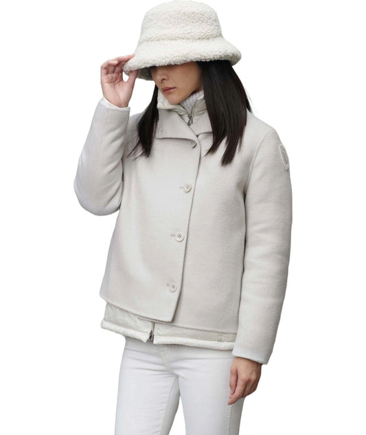 Blauer Giubbino Doppio Belle 24WBLDC05357 Bianco Ghiaccio