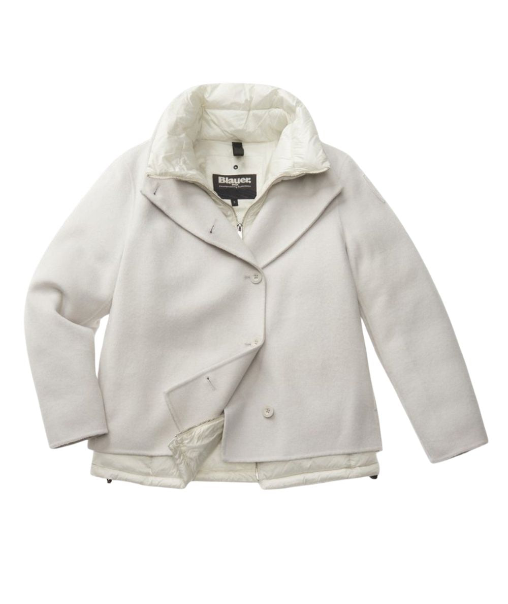 Blauer Giubbino Doppio Belle 24WBLDC05357 Bianco Ghiaccio