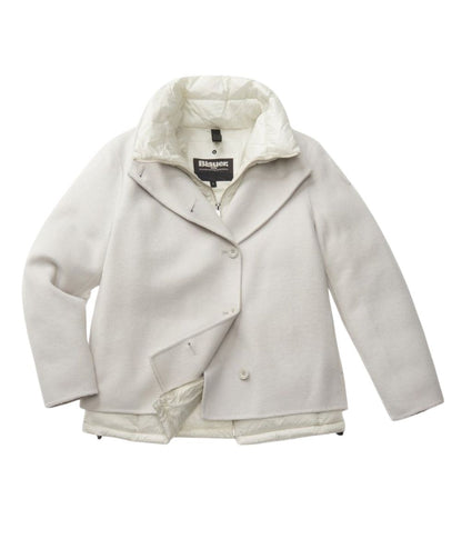Blauer Giubbino Doppio Belle 24WBLDC05357 Bianco Ghiaccio