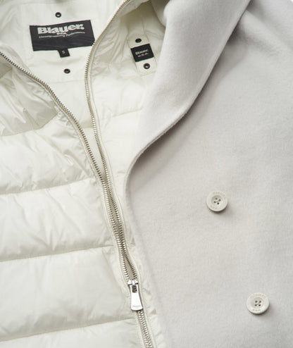 Blauer Giubbino Doppio Belle 24WBLDC05357 Bianco Ghiaccio