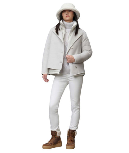 Blauer Giubbino Doppio Belle 24WBLDC05357 Bianco Ghiaccio