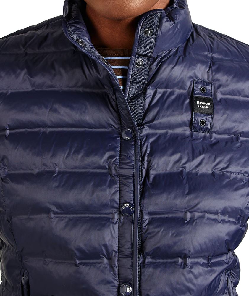 Blauer Piumino Leggero Trapuntato Moon 25SBLDC02233-007104 Blu