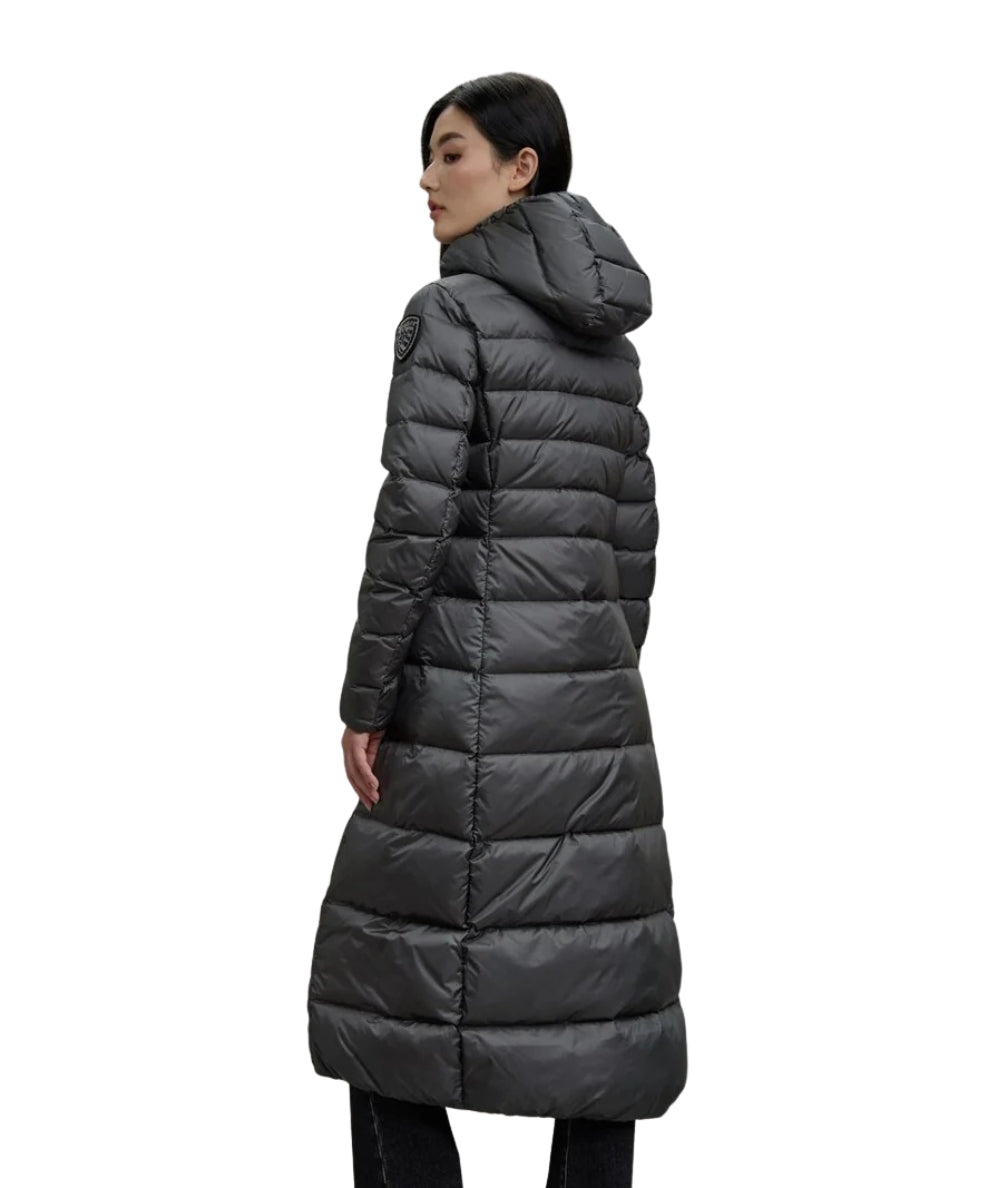 Blauer Piumino Lungo Sfiancato Anita 25WBLDK03101 Grigio Antracite