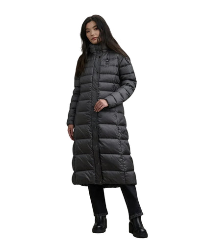 Blauer Piumino Lungo Sfiancato Anita 25WBLDK03101 Grigio Antracite