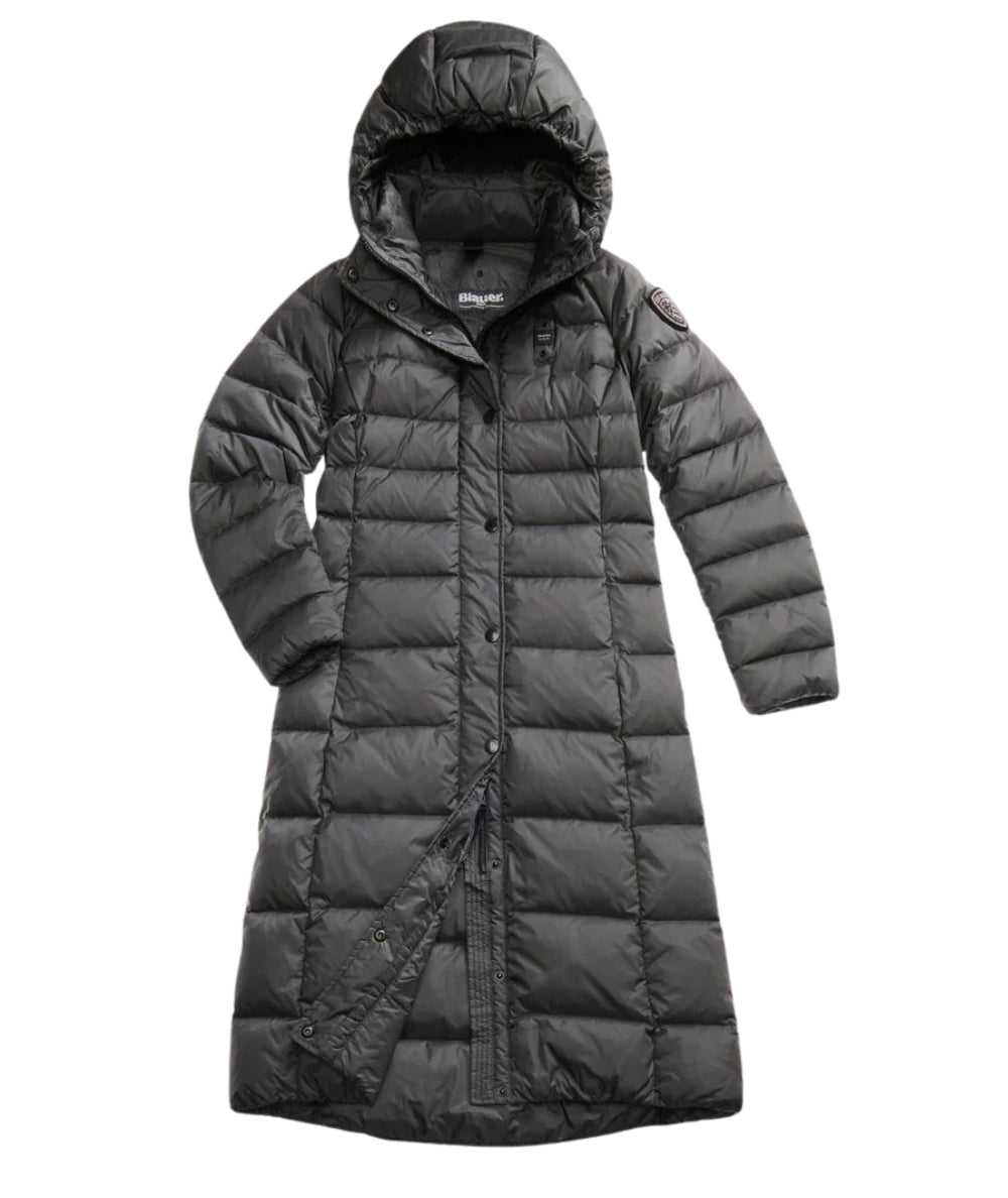 Blauer Piumino Lungo Sfiancato Anita 25WBLDK03101 Grigio Antracite