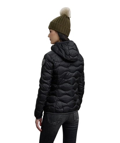 Blauer Piumino ad Onde con Cappuccio Camelia 25WBLDC03095 Nero