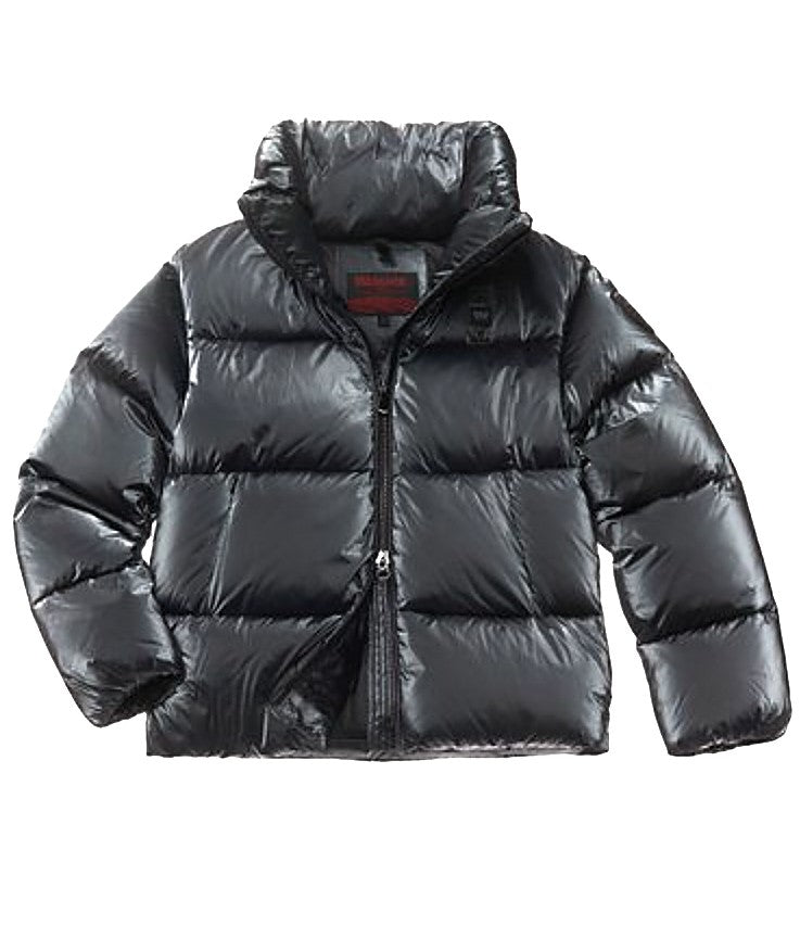 Blauer Piumino in Nylon Metallizzato Paula 24WBLDC03252 Grigio Argento