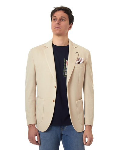 Bob Jacket Lord in Fabric Operated LORD410 T410 Beige Sand