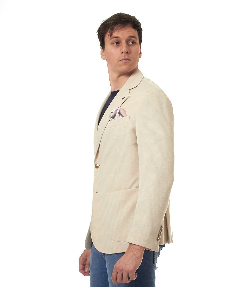 Bob Jacket Lord in Fabric Operated LORD410 T410 Beige Sand