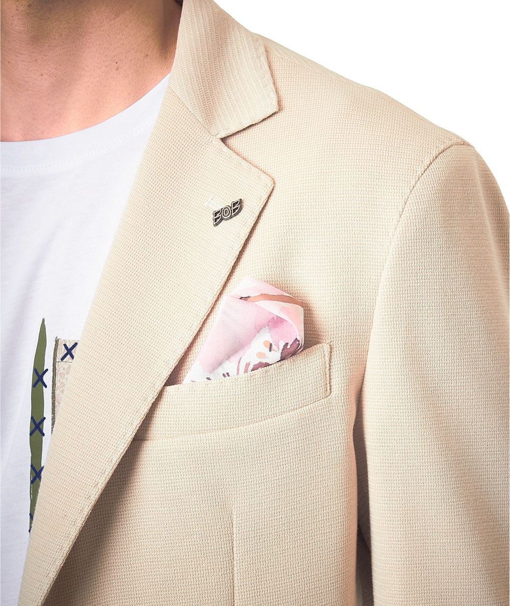 Bob Jacket Lord in Fabric Operated LORD410 T410 Beige Sand