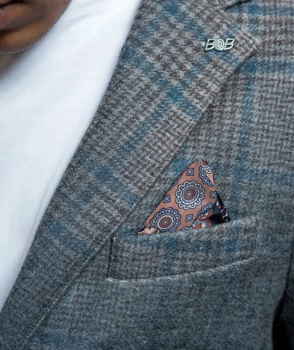 Bob Giacca Monopetto Degradè DYLAN104 Multicolore