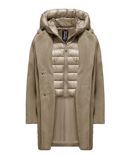 Bomboogie Cappotto Lungo Odessa Effetto Pelliccia CW6570-SFB5 Beige