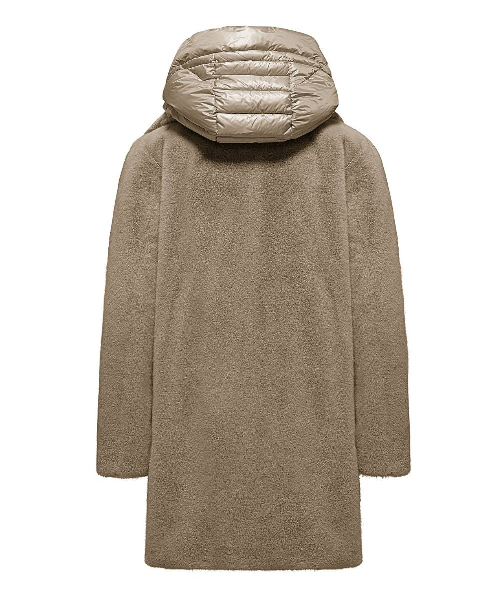 Bomboogie Cappotto Lungo Odessa Effetto Pelliccia CW6570-SFB5 Beige