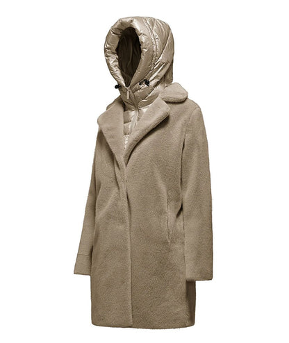 Bomboogie Cappotto Lungo Odessa Effetto Pelliccia CW6570-SFB5 Beige