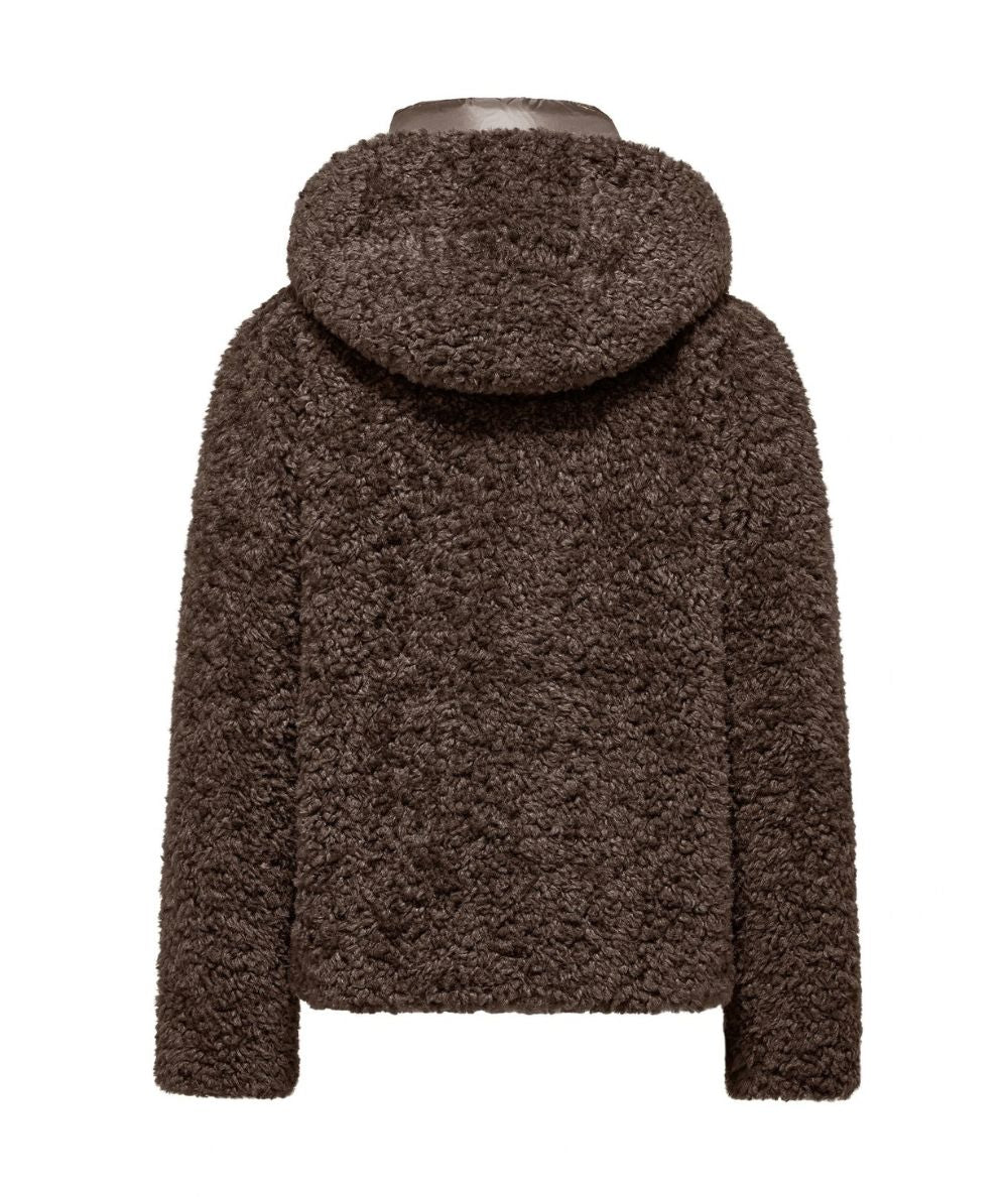 Bomboogie Cappotto Corto Effetto Sherpa GW9191 SFC6 Marrone