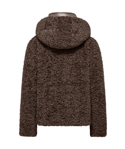 Bomboogie Cappotto Corto Effetto Sherpa GW9191 SFC6 Marrone
