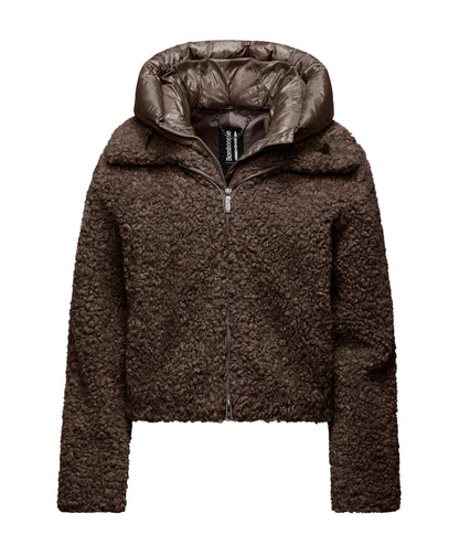 Bomboogie Cappotto Corto in Faux Sherpa JW8196-SFC5 Marrone