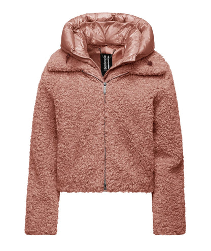 Bomboogie Cappotto Corto in Faux Sherpa JW8196-SFC5 Rosa