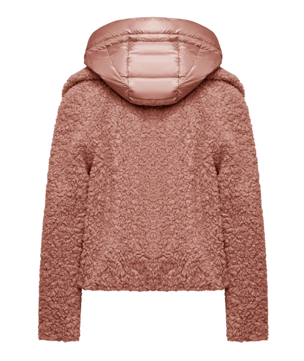Bomboogie Cappotto Corto in Faux Sherpa JW8196-SFC5 Rosa