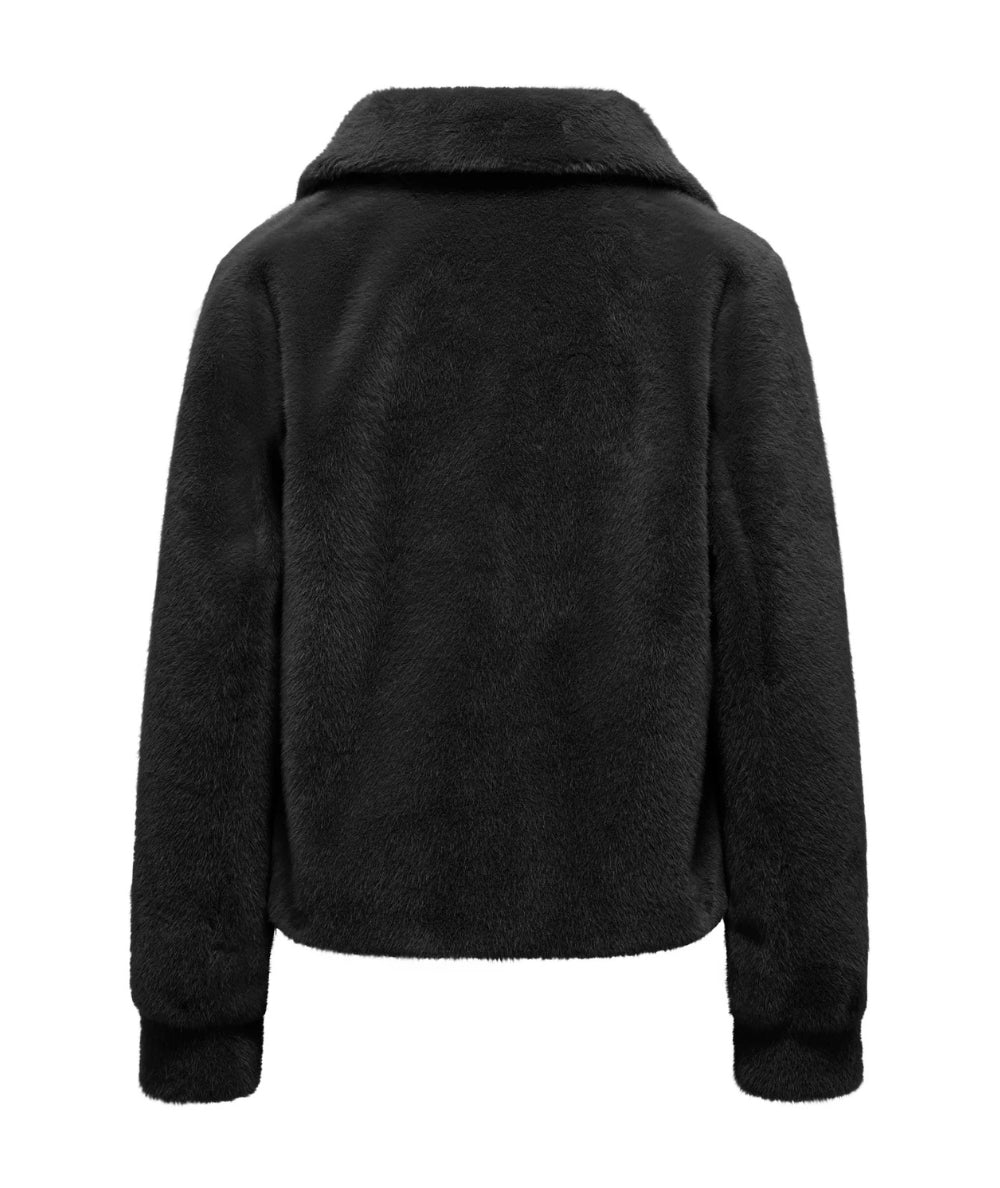 Bomboogie Giacca Corta in Ecopelliccia JW8683-FSB5 Nero