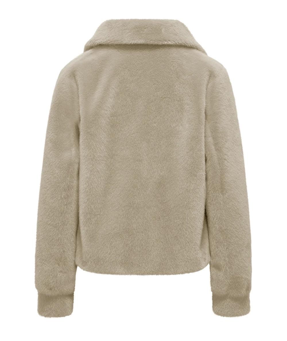 Bomboogie Giacca in Eco Pelliccia JW8683-FSB5 Beige